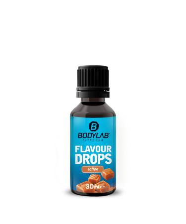 BODYLAB24 Flavor drops 30ml toffee calorie-free sugar-free and fat-free aroma drops flavrops for sweetening foods coffee syrup flavors without artificial dyes