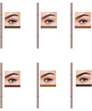 IOIUSKKU Eyebrow Pencil Double Head Waterproof Long Lasting Sweat Resistant Eyebrow Pen Cosmetic Beauty Makeup Gifts Ladies Girls Gray Brown - Buy Online on GoSupps.com
