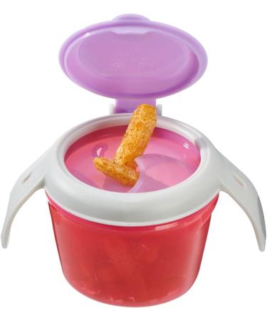 Vital Baby NOURISH Snack on The Go - Non-Spill Snack Pot with Handles and Lid - Buy Online on GoSupps.com