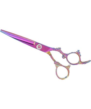 Qukaim Stainless Steel Scissors Hair Cutting Shears Professional Stainless Steel Hairdressing Scissors for Barbers Haircut Scissors 6.5" Straight Hairstyling Scissors - Buy Online on GoSupps.com