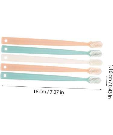 Buy Minkissy 10-Pack Soft Travel Toothbrushes | Affordable Daily Oral Hygiene | Portable & Wear-Resistant - Buy Online on GoSupps.com