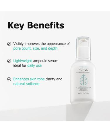 The Harnay Cicaide Ampoule 1.69 fl. oz Centella Asiatica Face Serum for Soothing Hydration Korean Pore-Refining Skin Care - Buy Online on GoSupps.com