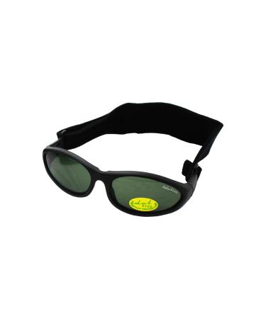 Idol Eyes Baby Wrapz 2 Convertible Sunglasses 0-5 Years With 2 Headbands & Attachable Arms (Black)
