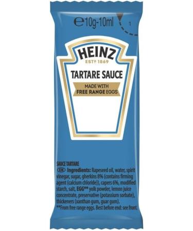 Heinz Tartare Sauce - Unleash Flavorful Delight in Every Bite Perfect Blend of Flavors to Complement Your Dishes - Convenient Single-Serve Packet for On-the-Go Deliciousness - 50 Sachets Tartare Pack of 50 - Buy Online on GoSupps.com