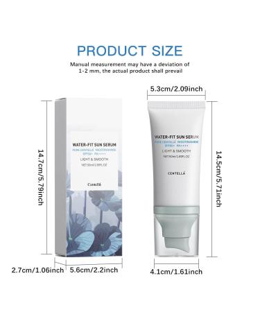 Centella Centella Sunscreen SPF50 Hydrating Non-Greasy Cream for Brightening Skin 1.69 fl oz - Paraben Free Cruelty Free Formula for All Skin Types. (Blue) - Buy Online on GoSupps.com