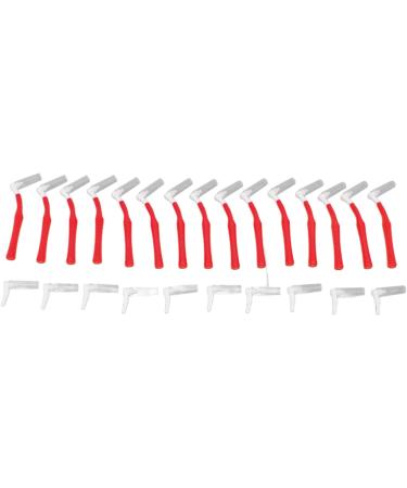 25-Pack L-Shape Push-Pull Interdental Toothbrushes Red Orthodontic Cleaning & Tooth Whitening Brushes for Oral Care - Buy Online on GoSupps.com