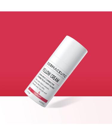 Yellow Cream by Dermaceutic - Anti-dark spot corrector containing Kojic Acid Alpha-Arbutin Licorice Extract White Mulberry Extract Glycolic and Salicylic Acid - 15ml - Buy Online on GoSupps.com