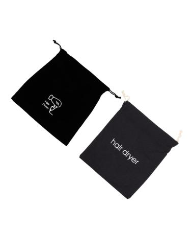 MAGICLULU 6 Pcs Hair Dryer Storage Bag Hair Dryer Drawstring Bag Hot Mini Bra Fabric Travel Hair Dryer Holder