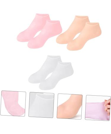 FRCOLOR 3pairs Moisturizing Socks High Heels Womens Socks Heel Boots for Women Protective Moisturizing Sock Foot Socks Foot Protection Covers Foot Care Socks Elastic Boat Socks 20x8.5cm - Buy Online on GoSupps.com