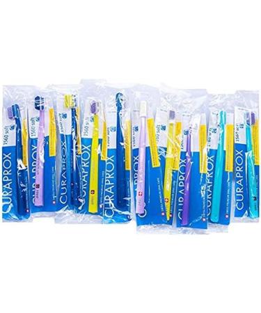 Curaprox 10x Toothbrush CS 1560 Soft - Manual Toothbrush for Adults with 1560 CUREN Bristles - Random Colors - Buy Online Internationally - Buy Online on GoSupps.com