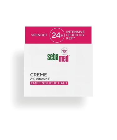 SEBAMED Sebamed Vitamin E Face Cream 75ml - Moisturizing Face Cream - Helps Retain Moisture - Protects Against UV Rays and Premature Skin Aging - Hydrates