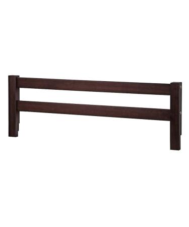 Wooden Safety Bed Side Guard Rail for Toddler, Kids and Childrens Beds (Espresso)