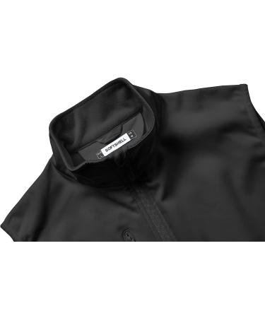 Fit space Men's Lightweight Softshell Vest - Windproof, Sleeveless Jacket for Cycling, Travel, Running - Black, Size Large - Buy Online on GoSupps.com