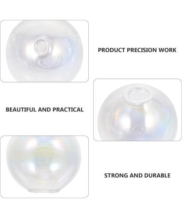 Shop Heallily Mini Glass Ball Bottles - 5 Pack | DIY Jewelry Pendant | 4 Sizes | Transparent 1.4x1.4cm for Earrings & Necklaces - Buy Online on GoSupps.com
