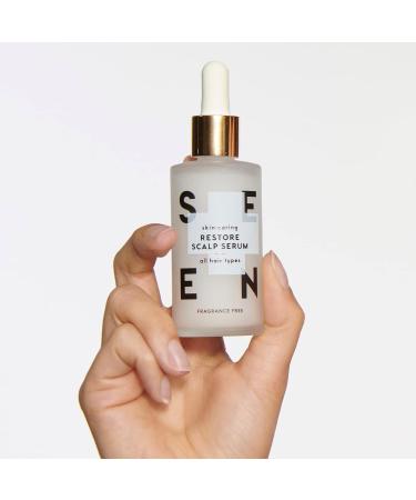 SEEN Restore Scalp Serum - Fragrance-Free Dermatologist-Developed Non-Comedogenic Sulfate-Free - Safe for Sensitive Eczema & Acne-Prone Skin - Shop Internationally - Buy Online on GoSupps.com