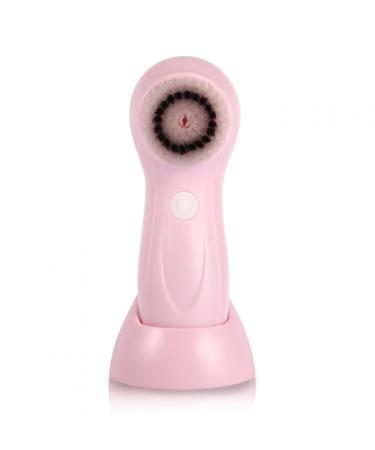 Facial Cleansing Brush 2 Colors Fashion Usb Rechargeable Electric Rotating Facial Cleansing Brush Soft Face Cleaner Advanced Face Spa System Exfoliating Deep Clease(Pink)