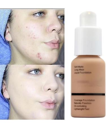 Liquid Foundation Waterproof Long Lasting Waterproof Foundation 30 ml 8 Colors - Buy Online on GoSupps.com