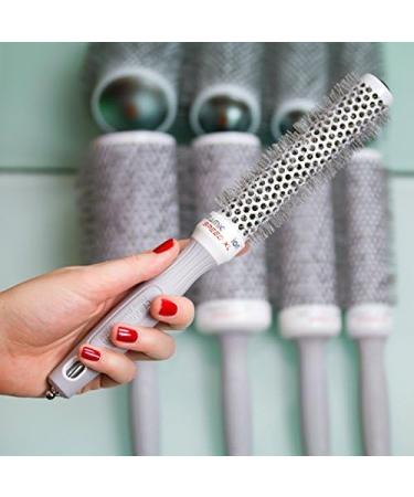 Olivia Garden Round Hair Brush | Ceramic & Ion Speed XL 25/40 mm | Antistatic Blow-Drying Brush for Short Hair - Buy Online on GoSupps.com