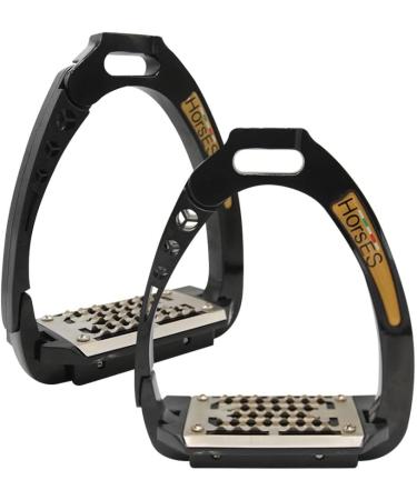 Horses Safety Stirrups - Maximum Safety & Comfort for Knights | Modern Black Design - Buy Online on GoSupps.com