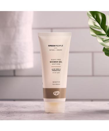 Green People Scent Free Shower Gel 200ml | Natural & Organic Sensitive Body Wash | Eczema-Friendly Ultra-Gentle Shower Wash for Sensitive Skin | SLS Free & Unperfumed | Cruelty Free & Vegan - Buy Online on GoSupps.com