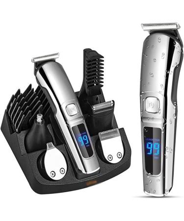 Multi-Functional Intelligent Hair Clipper Set with Digital Display - Electric Shaver 160mm Gray | International Shipping Available - Buy Online on GoSupps.com
