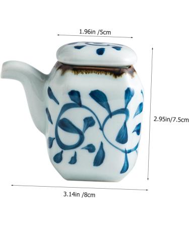 Milisten Ceramic Soy Sauce Pot Oil Bottle Oil Dispensers Oil Container Kitchen Oil Pour Bottle Household Soy Sauce Dispenser Olive Oil Household Oil Container Ceramics Vintage Vinegar - Buy Online on GoSupps.com