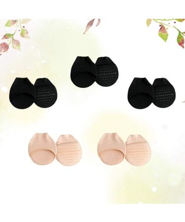 Exceart Women s No Show Toe Topper Socks - 5 Pairs Invisible Flat Mouth Liner Socks for Comfort (Black Skin Color) | International Shipping - Buy Online on GoSupps.com