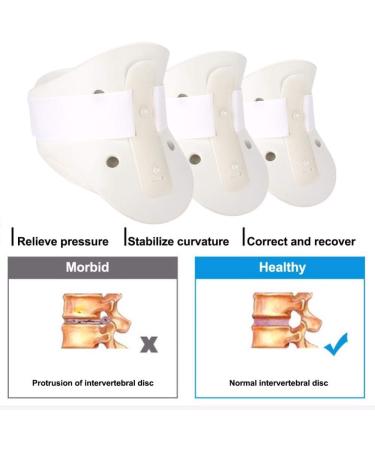 PRUJOY Breathable Neck Brace for Neck Pain Relief - Cervical Traction Fixer (S) | International Shipping Available! - Buy Online on GoSupps.com