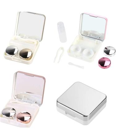 Faruta 2-Part Contact Lens Travel Set - Black Holder with Tweezers & Solution for Women & Girls - International Shipping Available - Buy Online on GoSupps.com