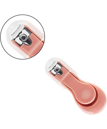 HCHGJKN Nail Clippers Adult Nail Scissors Plastic/stainless Steel Pink 67mm Nail Scissors Foldable Anti-splash - Buy Online on GoSupps.com