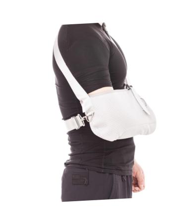 KALLORY Arm Sling Shoulder Immobilizer Arm Immobilizer Arm Support Strap Rotator Cuff Arm Sling Shoulder Immobilizer Brace Shoulder Sling Immobilizer Shoulder and Neck Wrist Strap Child Size 2 Grey