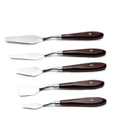 5 pcs Painting Mixing Scraper, Marrywindix Stainless Steel Spatula Palette Knife Oil Painting Accessories Color Mixing - Buy Online on GoSupps.com