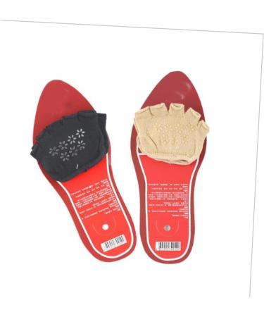 FOMIYES 3 Pairs Forefoot Pads for Women - Comfortable High Heels Toe Covers & Metatarsal Sleeves - Thin Breathable Socks for Pain Relief - Buy Online on GoSupps.com