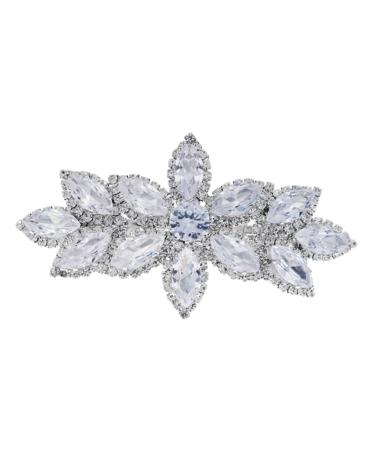 Ipetboom Rhinestone Hair Clip Rhinestones Hair Barrette Hair Tools for Styling Diamonds Hair Barrette Rhinestones Hair Accessories Rhinestones Hairpin Rhinestones Hair Clip Women Hair Clip