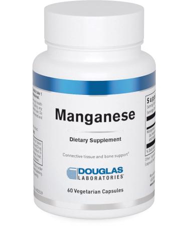 Douglas Laboratories Manganese | Essential Trace Element for Support of Bone and Cartilage Health | 60 Capsules - Buy Online on GoSupps.com