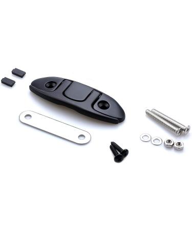 Mxeol 4-1/2 Boat Flip Up Cleat - Folding Dock Marine Hardware Stainless Steel (Matte Black, 4 Pack) - Buy Online on GoSupps.com
