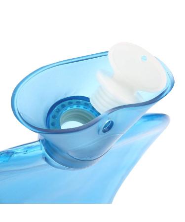 Buy 2000ml Hot Water Bag - Transparent Heat/Cold Bottle in Blue | Large Size 3 Colors Available - Fast International Shipping - Buy Online on GoSupps.com