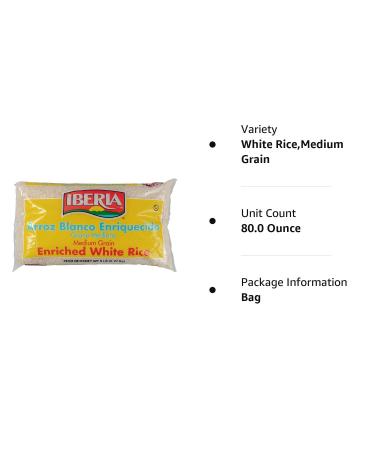 Iberia Medium Grain White Rice - 5 Pounds | Brown Rice Alternative - Buy Online on GoSupps.com