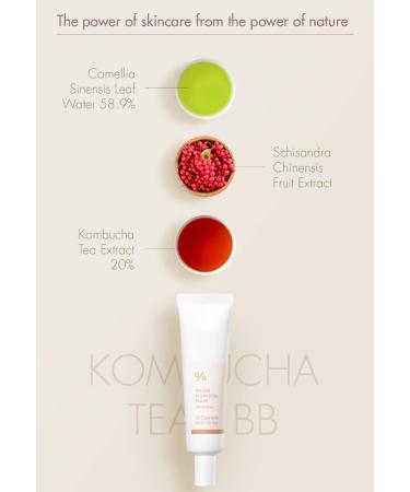 Dr.Ceuracle Vegan Kombucha Tea BB Tinted Moisturizer SPF 30 - Natural Glow for Healthy Skin - 30ml - Buy Online on GoSupps.com