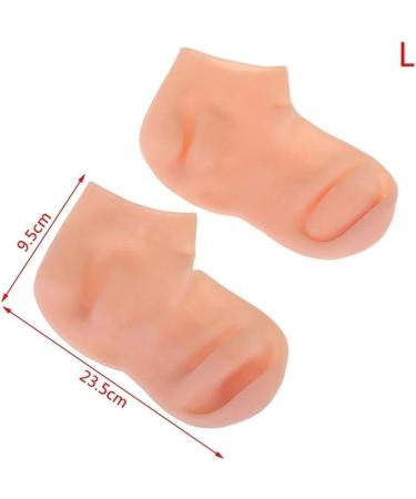 1 Pair Feet Care Socks Moisturizing Silicone Gel Socks Foot Skin Care Hand Protectors Anti Cracking Spa Home Use (Color : L) - Buy Online on GoSupps.com