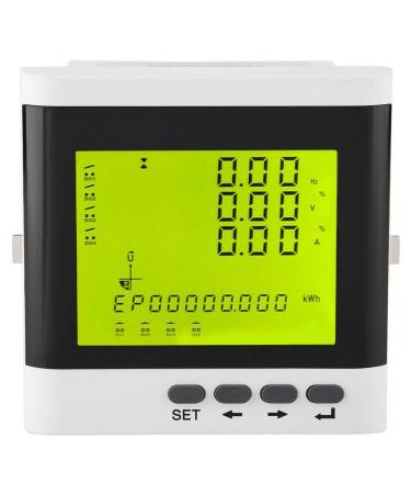 Three-Phase Multifunctional Digital Energy Meter Multi-Function Three-Phase Programmable Electric Power Meter Digital LED Ammeter Voltmeter