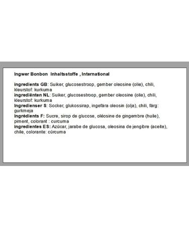  pin24shop 50g. Ginger candy with real natural ginger oleosin obtained from the root - Buy Online on GoSupps.com