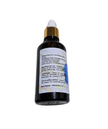 Blue Hair & Beard Growth Oil - Boost Your Growth Naturally | Shop Now - Buy Online on GoSupps.com