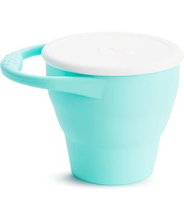 Munchkin C'est Silicone Baby Weaning Pot | Collapsible Snack Catcher & Food Storage Container - Mint - Buy Online on GoSupps.com