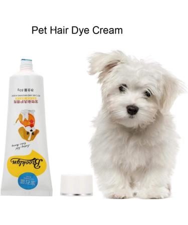 Pet Hair Dye Color Tool Pet Hair Dye Cream No Irritation Harmless Pet Hair Dye Long Lasting for make Soften Glossy Hair(Sapphire blue) - Buy Online on GoSupps.com