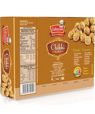 Jabsons Chikki Til Laddu 400g - Authentic Sesame Sweets | Buy Online - Buy Online on GoSupps.com