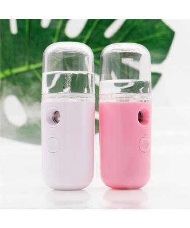 Facial Mister Portable Mini Face Sprayer USB Rechargeable Facial for Hydratin Pink Face Sprayer - Buy Online on GoSupps.com