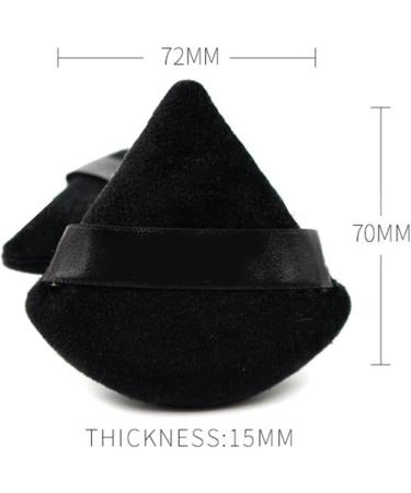 Verdant Touch 2 Pack Portable Reusable Latex Foam Triangle Foundation Puff - Buy Online on GoSupps.com