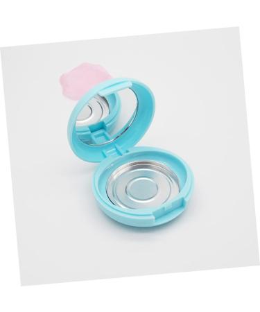 IWOWHERO DIY Makeup Powder Case 1 Set 2pcs powder compact container face powder container loose powder empty box powder puff 6.1x6.1cm Blue - Buy Online on GoSupps.com