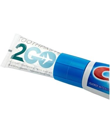Travel-Friendly Toothpaste 2 Go Starter Pack - TSA Approved - Buy Online on GoSupps.com